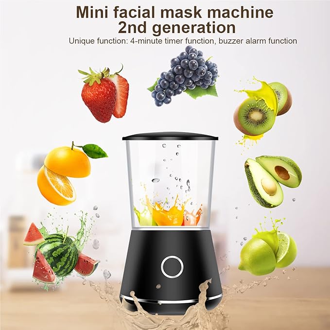Hozee Face Cream Maker Machine, Facial Treatment DIY Fruit Vegetable Mask Maker Machine, Facial Mask Machine with Lip Eye Mold, Collagen Capsules