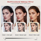 Travel Makeup Bag with LED Mirror, Cosmetic Bags - Image 2