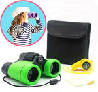 Kids Binoculars Best Gifts for 3-12 Years Boys Girls High-Resolution Optics by Besticerollerforface