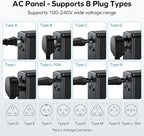 MOMAX Universal Travel Adapter, GaN 70W International Power Adapter, 3 USB-C PD - Image 5