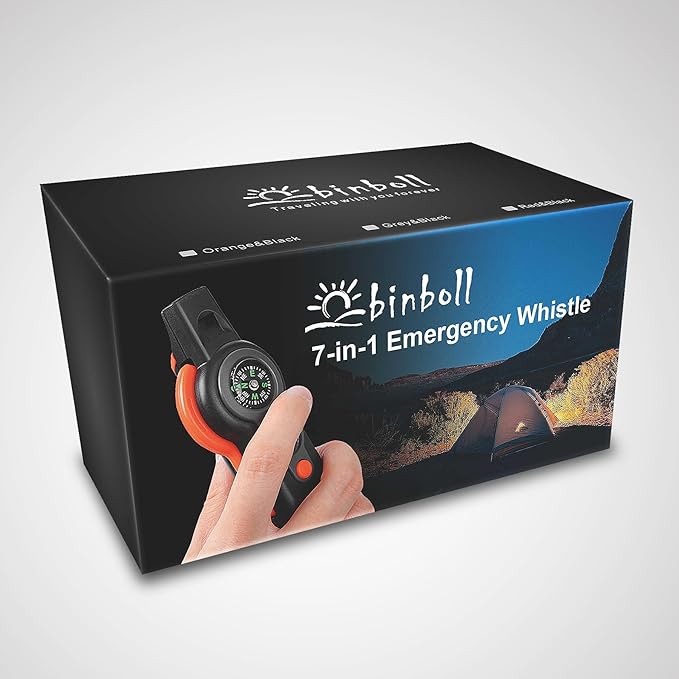 Emergency Survival Function Whistle, Outdoor Multifunctional Tool Safety Whistle - Image 2