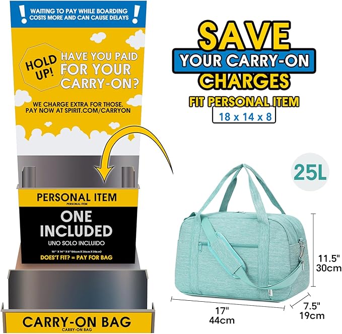 Narwey 18" Carry on Bag Underseat - Image 2