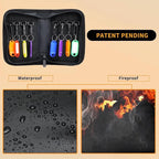 Portable Zippered Key Organizer, Fireproof Key Case - Image 3