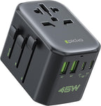 EPICKA Pulse 45W European Travel Plug Adapter, Universal Power Adapter by EPICKA