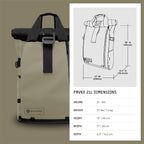 WANDRD PRVKE 21L, V3 Backpack: Weather-Resistant Travel & Camera Backpack - Image 9