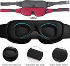Sleep Mask for Men and Women 3D Contoured Eye Mask Patented Adjustable Light - Image 5