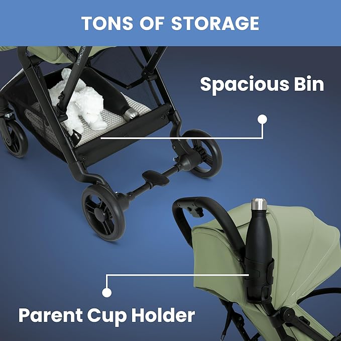 Delta Children Icon Ultra Compact Lightweight Everyday & Travel Stroller - Image 7