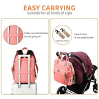 Diaper Bag Backpack with Changing Station Portable 3 in 1 Multifunction - Image 4