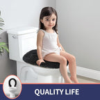 Microfiber Elongated Toilet Seat Cover 19.5"x 15" Machine Washable Solid Toilet - Image 5