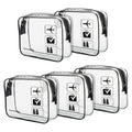 Lermende 2pcs Clear Toiletry Bag TSA Approved Travel Bag, Carry On by Lermende