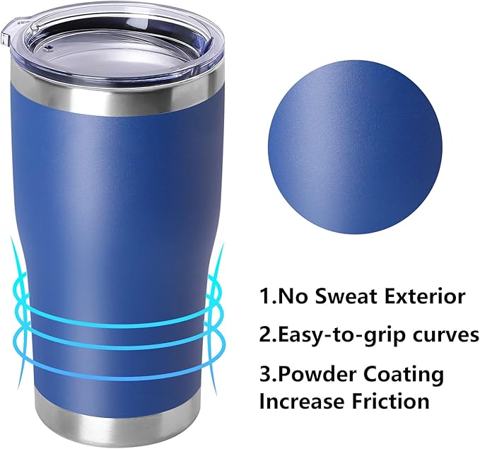 DOMICARE 20oz Stainless Steel Tumblers - Image 2