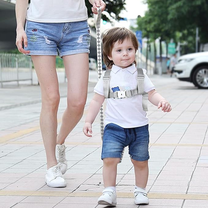 Accmor Toddler Harness Leash+ Anti Lost Wrist Link, Cute Dinosaur Kids Harness - Image 8