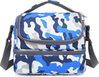 FlowFly Kids Double Decker Cooler Insulated Lunch Bag Large Tote - Image 2