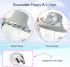 Women Wide Brim Sun Hats Metal Wired Edge Summer UV Protection Beach Fishing Hat - Image 2