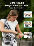 GROWNSY Baby Carrier Newborn to Toddler, Ergonomic Baby Toddler Carrier Wraps - Image 8