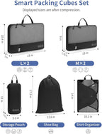WANDF 7 Set Compression Packing Cubes - Image 3