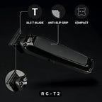 Royal Clips Hair and Beard Fade Kit 2.0 – Professional Clipper, Trimmer & Foil Shaver Bundle for Men, Complete Haircut Set for Barbers – Ideal Holiday Gift for Men, Fathers, Brothers & Barbers - Black
