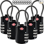 5pcs TSA Approved Luggage Locks by Locilot
