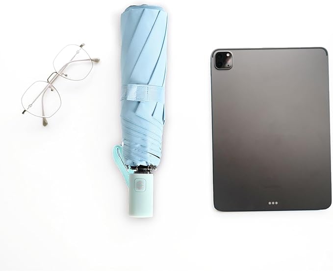 BAODINI Small UV Protection Travel Umbrella Compact - Image 7