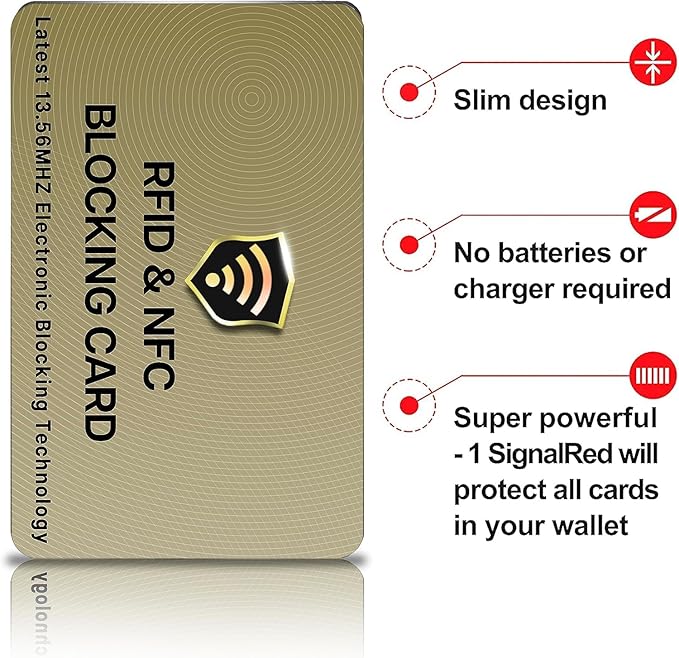SaiTech IT 20 Pack RFID Cards One Card Protects Entire Wallet Purse - Image 7