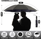 Compact Inverted Travel Umbrella, Automatic Open Close, 9-Rib 46 Inch Windproof - Image 4