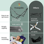 Tranquillo Universal Hammock 600 lbs Capacity, Instant 20s Foldable Hammock - Image 4