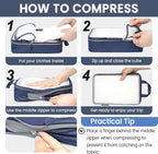 BAGAIL 6 Set Ultralight Compression Packing Cubes Packing Organizer - Image 4