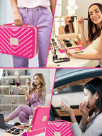 Kalolary Travel Makeup Train Cases - Image 7
