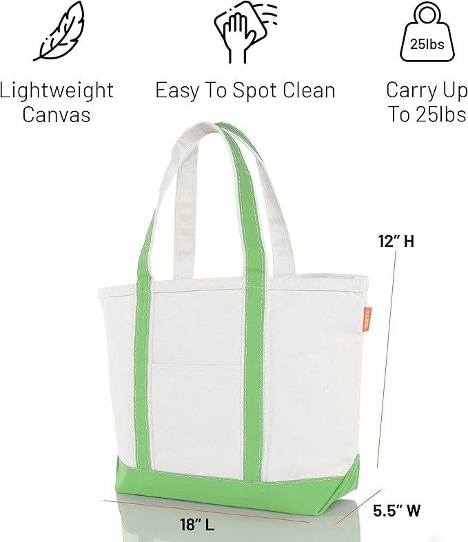 CB STATION Medium Classic Canvas Tote Bag - Image 4