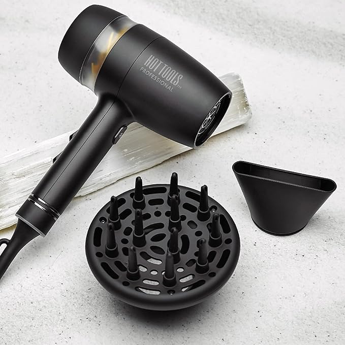 Hot Tools Pro Artist Black Gold Quietair Power Dryer | Powerful Zen Drying Experience
