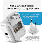 Ceptics World Travel Plug Adapter Set, Safe USB-C 3.0-2 USA Socket, 30W PD & QC - Image 6