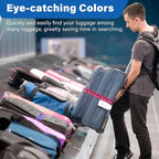 2 Pack Luggage Straps for Suitcases, Adjustable Travel Belt - Image 5