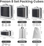 8 Set/6 Set/4 Set Compression Packing Cubes - Image 3