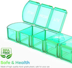Extra Large Pill Organizer 2 Pack, XL Pill Box 7 Day, Weekly Pill Case - Image 5