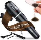 Split-Ender Mini 2 – Original Cordless Split End Hair Trimmer for Dry, Damaged, Brittle, Curly, Frizzy, or Straight Hair – Rechargeable Hair Clipper, Home Styling Tool for Split Ends (Black)