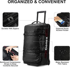 Gonex Rolling Duffle Bag with Wheels, 70L Water Repellent Wheeled Travel Duffel - Image 3