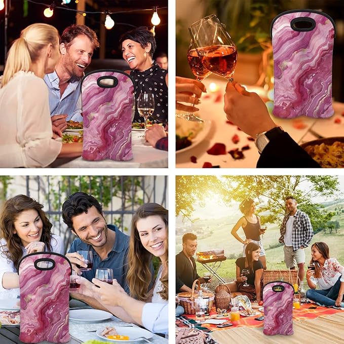 Wine Carrier Tote Personalized Bag - Image 7