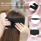 LC-dolida Sleep Mask with Bluetooth Headphones, Ice Silk Sleep Headphones with - Image 9