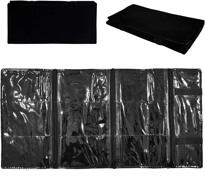 Travel Jewelry Roll Bag Portable Organizer Pouch by SCIKHEFT