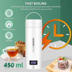 Travel Electric Kettle Portable Small Mini Tea Coffee Kettle Water Boiler - Image 3