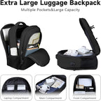 Travel Backpack, Large Carry on Backpack, 17 Inch Laptop Bag, Big Sturdy - Image 4