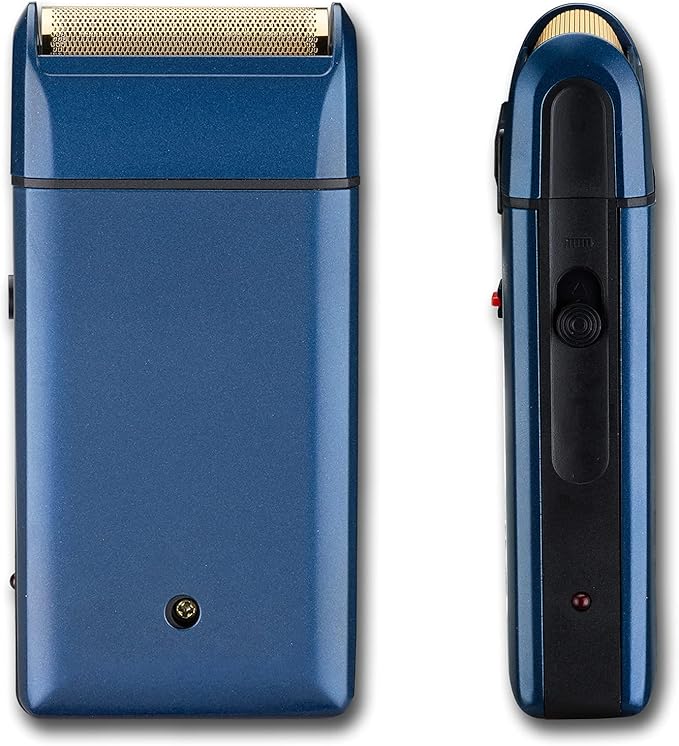 Retro Electric Razor for Men, Rechargeable Mens Gold Foil Shavers, Travel - Image 9