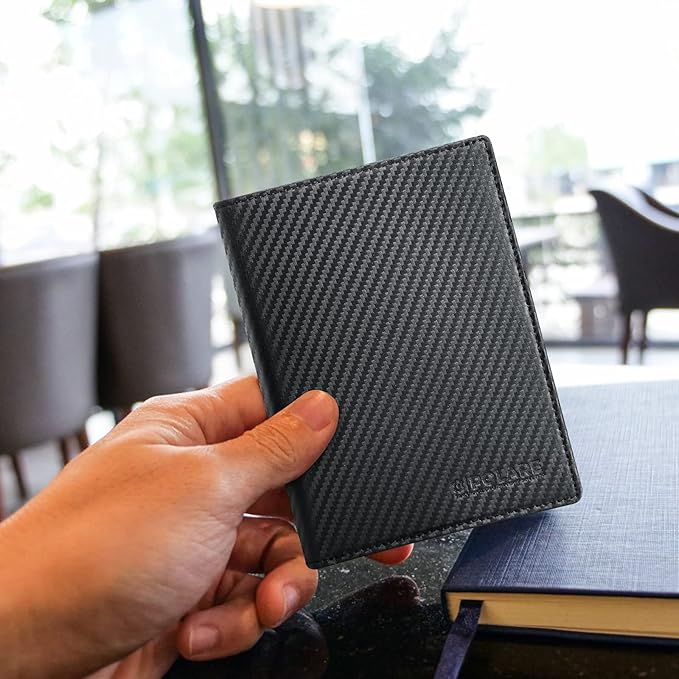 Polare Luxury RFID Blocking Leather Passport Holder Travel Wallet - Image 6