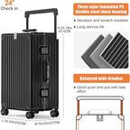 Aluminium Frame Checked-Luggage - Image 6