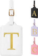 Personalized Initial Luggage Tags by izuzta