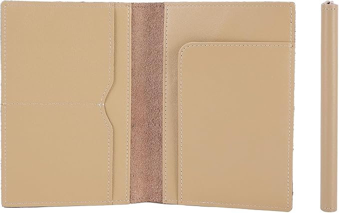 STAR VISTA Albatross Leather Travel Passport Holder, Minimalist Design by STARVISTA