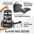 VENTURE 4TH Hanging Travel Toiletry Bag - Image 5