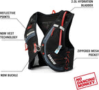 USWE Rush 8L Bike Hydration Vest, Adjustable Chest Straps Running Hydration Vest - Image 8