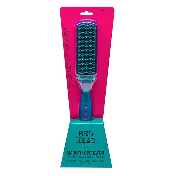 Bed Head Smooth Operator Straightening Styling Brush | Detangle and Straighten Hair, (4-1/2 in)