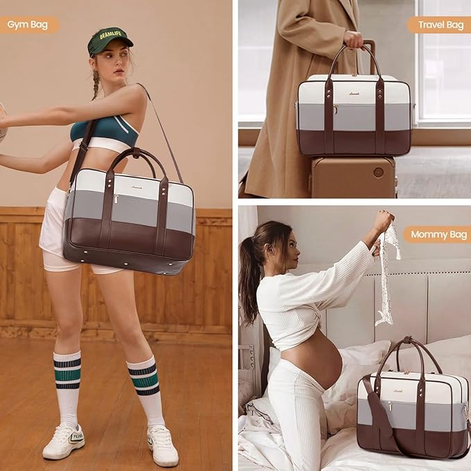 LOVEVOOK Weekender Travel Duffel Bag, Personal Item Duffle Bags - Image 8